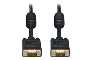 Ergotron SVGA/VGA Monitor Cable VGA kabel 3 m VGA (D-Sub) Zwart