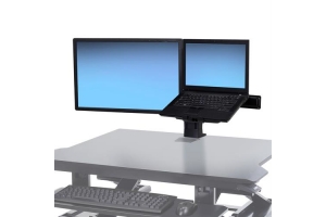 Ergotron 97-933-085 flat panel bureau steun Zwart