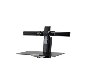 Ergotron Dual Monitor Double-Hinged Bow 63,5 cm (25") Zwart Bureau