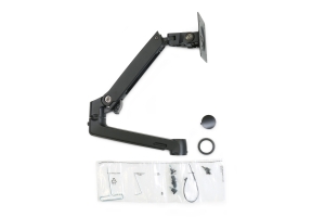 Ergotron LX Dual Stacking Arm, Extension and Collar Kit, Matte Black.