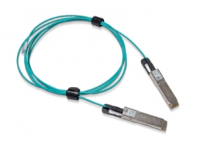 Nvidia MFS1S00-H005V InfiniBand en Glasvezelkabel 5 m QSFP56 Zwart, Blauw