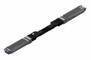 Nvidia MCP4Y10-N001-FTF InfiniBand en Glasvezelkabel 1 m OSFP Zwart