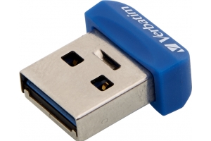 Verbatim Store 'n' Stay NANO - USB-Stick 3.0 16 GB - Blauw