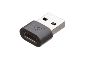 Logitech 989-000982 tussenstuk voor kabels USB C USB A Grafiet