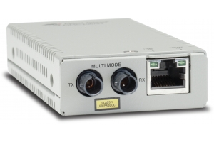 Allied Telesis AT-MMC200/ST-960 netwerk media converter 100 Mbit/s 1310 nm Multimode Grijs