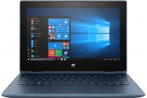 HP ProBook x360 11 G5 EE Intel® Celeron® N N4120 Hybride (2-in-1) 29,5 cm (11.6") Touchscreen HD 4 GB DDR4-SDRAM 128 GB SSD Wi-Fi 6 (802.11ax) Windows 10 Home Blauw