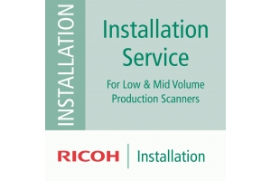Ricoh Installatieservice: voor 1 scanner