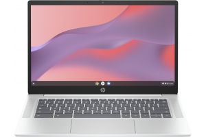 HP Chromebook 14a-nf0080nd Intel® N N200 35,6 cm (14") Full HD 8 GB LPDDR5-SDRAM 128 GB Flash Wi-Fi 6E (802.11ax) ChromeOS Zilver