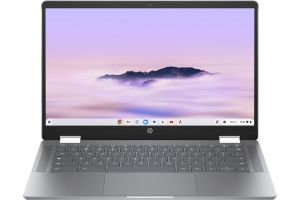 HP Chromebook x360 14b-cd0075nd Intel® Core™ i3 i3-N305 35,6 cm (14") Touchscreen Full HD 8 GB LPDDR5-SDRAM 256 GB Flash Wi-Fi 6 (802.11ax) ChromeOS Zilver