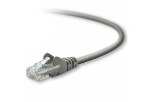 Belkin CAT5e Patch Cable Snagless Molded netwerkkabel Grijs 1 m U/UTP (UTP)