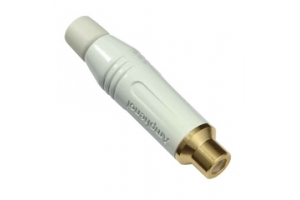 Amphenol ACJR-WHT kabel-connector RCA Wit