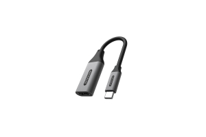 Sitecom AD-1001 tussenstuk voor kabels HDMI-A USB-C Zwart, Grijs