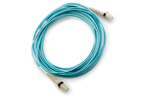 HP LC to LC Multi-mode OM3 2-Fiber 0.5m 1-Pack Fiber Optic Cable InfiniBand en Glasvezelkabel