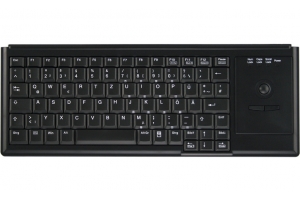 Active Key AK-4400-T toetsenbord PS/2 QWERTZ Duits Zwart