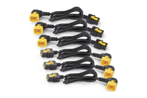 APC Netsnoerkit (6 st.), met borging, C19 naar C20 (90 graden), 0,6m