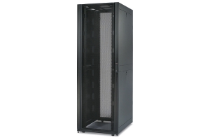 APC NetShelter SX 48U 600mm(b) x 1200mm(d) 19" IT rack, behuizing met zijpanelen, zwart, Shock Packaging