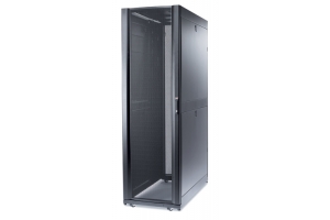 APC NetShelter SX 48U 600mm(b) x 1200mm(d) 19" IT rack, behuizing met zijpanelen, zwart, Shock Packaging