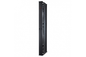 APC Sterke verticale kabelgeleider voor racks met 2 en 4 staanders, hoogte 231 cm x breedte 15 cm, dubbelzijdig met deuren
