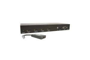 Tripp Lite B320-4X1-MHB-K audio/video extender AV-repeater Zwart