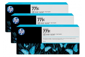 HP 771C zwarte DesignJet fotoinktcartridges, 775 ml, 3-pack