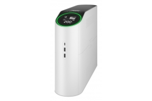 APC Back-UPS Pro voor gamen, 2200VA/1320W, Tower, 230V, 4x Schuko en 2x IEC C13 uitgangen, RGB verlichting, Pure sinusgolf, Arctic (Wit)