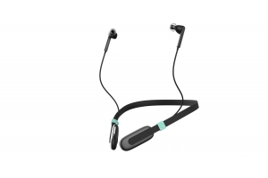 BakkerElkhuizen Tilde Air Premium Headset Draadloos Neckband Kantoor/callcenter Bluetooth Zwart