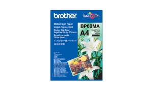 Brother BP-60MA papier voor inkjetprinter A4 (210x297 mm) Mat 25 vel Wit