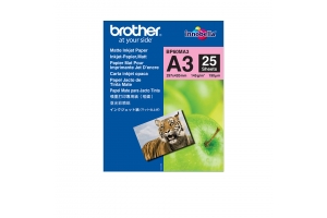 Brother BP60MA3 papier voor inkjetprinter A3 (297x420 mm) Mat 25 vel Wit