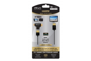 PNY 12ft HDMI Kit HDMI kabel 3,6 m HDMI Type A (Standaard) Zwart