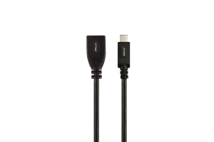 PNY USB Type-C 3.0/Type A, 0.15m USB-kabel 0,15 m USB 3.2 Gen 1 (3.1 Gen 1) USB C USB A Zwart