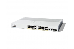 Cisco Catalyst 1200 Managed L2 Gigabit Ethernet (10/100/1000) Power over Ethernet (PoE) 1U Wit