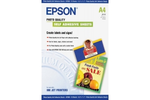 Epson Self-Adhesive Photo Paper - A4 - 10 Vellen