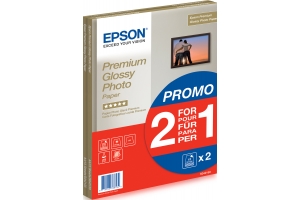 Epson Premium Glossy Photo Paper - A4 - 2x 15 Vellen
