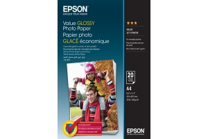 Epson Value Glossy Photo Paper - A4 - 20 Vellen