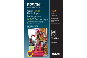 Epson Value Glossy Photo Paper - 10x15cm - 20 Vellen