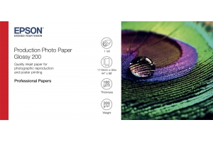 Epson Production Photo Paper Glossy 200 44" x 30m