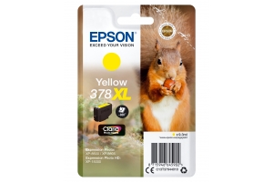 Epson Squirrel Singlepack Yellow 378XL Claria Photo HD Ink