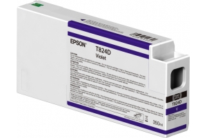 Epson Singlepack Violet T824D00 UltraChrome HDX 350ml