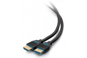 C2G Performance-serie ultraflexibele hogesnelheid HDMI-kabel van 0,3m- 4K 60Hz In de wand, CMG (FT4) gecertificeerd