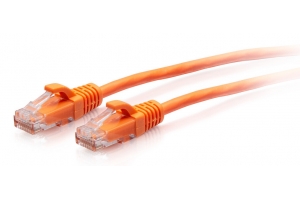 C2G 4.5m Cat6a Snagless Unshielded (UTP) Slim Ethernet Patchkabel - Oranje