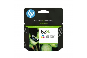 HP 62XL originele high-capacity drie-kleuren inktcartridge