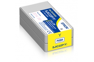 Epson SJIC22P(Y): Ink cartridge for ColorWorks C3500 (yellow)