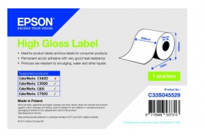 Epson C33S045529 printeretiket Wit