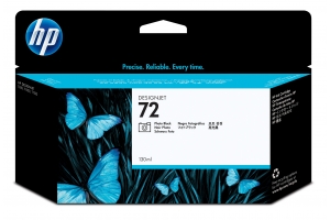 HP 72 zwarte fotoinktcartridge, 130 ml