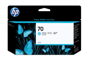 HP 70 licht-cyaan inktcartridge, 130 ml