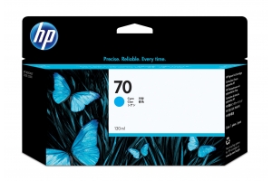 HP 70 cyaan DesignJet inktcartridge, 130 ml