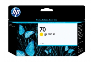 HP 70 gele DesignJet inktcartridge, 130 ml