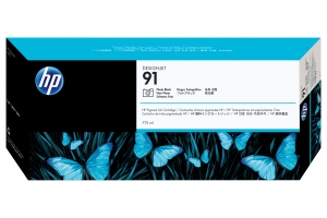 HP 91 775 ml pigmentinktcartridges voor DesignJet, fotozwart