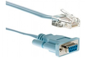 Cisco RJ45-DB9 seriële kabel Grijs 1,8 m RJ-45