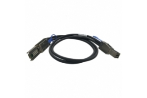 QNAP CAB-SAS20M-8644-8088 Serial Attached SCSI (SAS)-kabel 2 m Zwart, Metallic